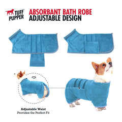 Tuff Pupper sangle ventrale réglable montrée, ajustement sécurisé