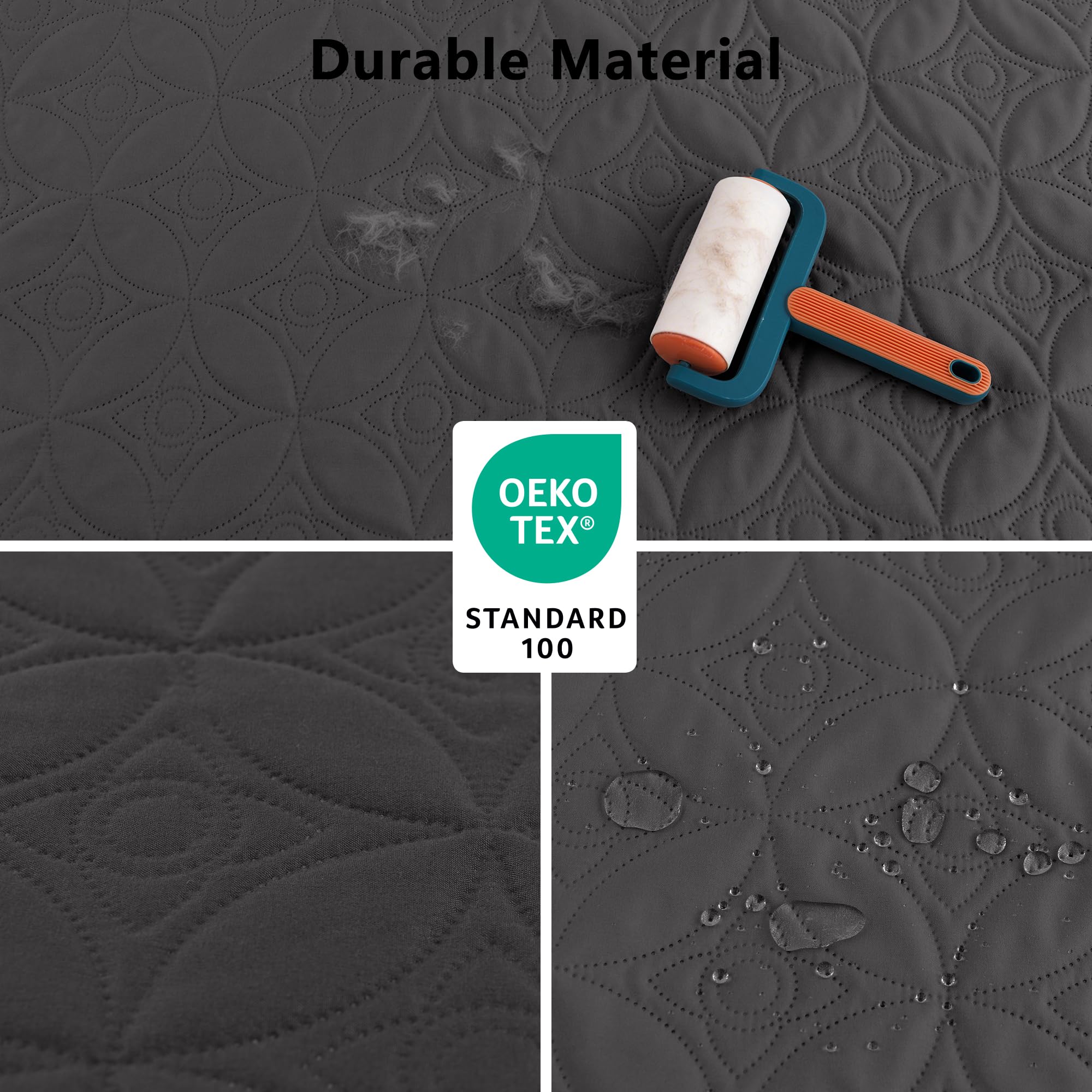 Tuffeel reversibilité gris clair et gris foncé adaptable