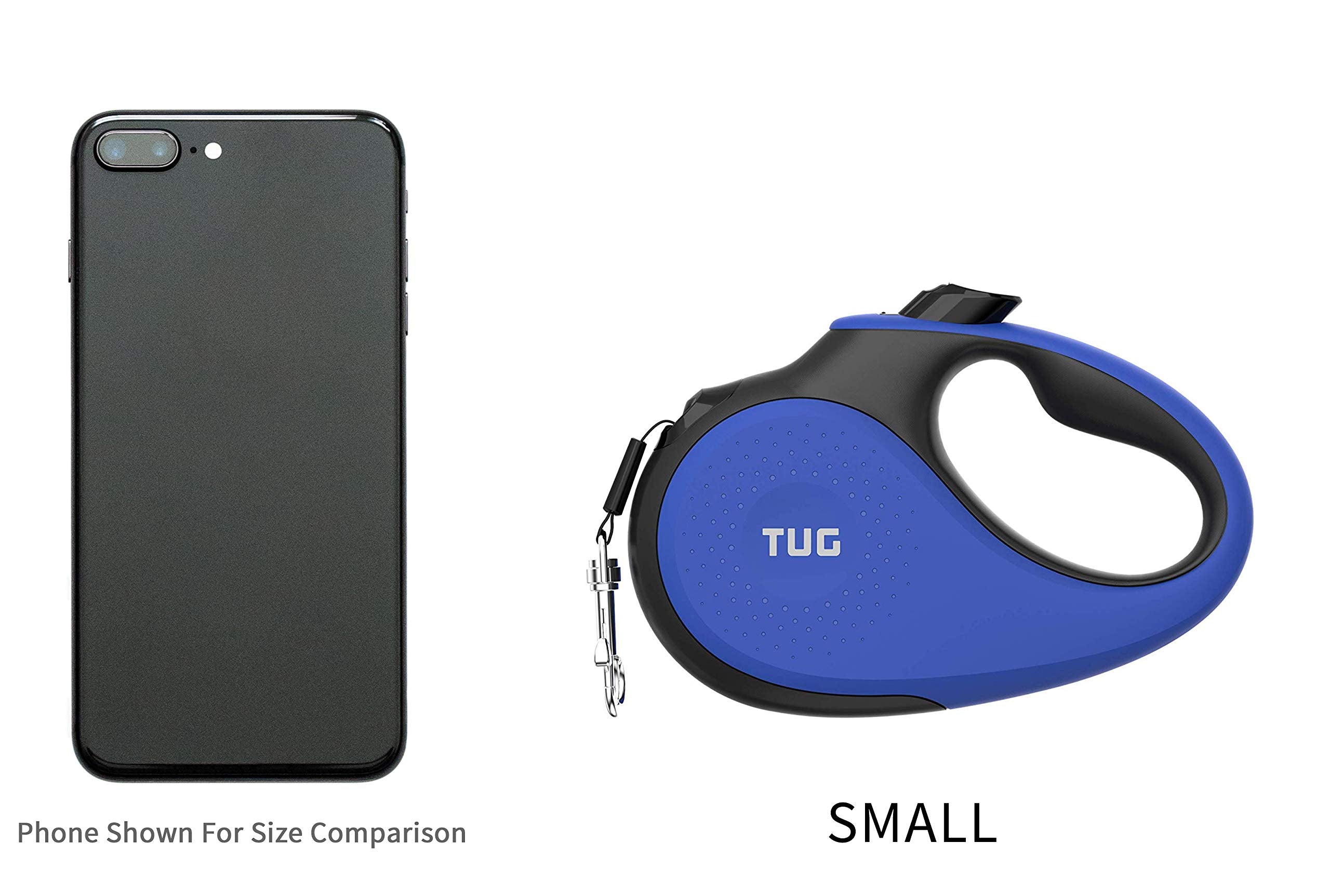 TUG comparaison taille montrant convenance pour petits chiens