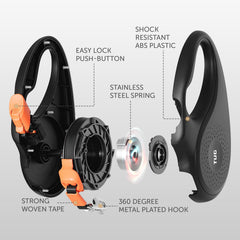 TUG poignée ergonomique antidérapante pour confort lors des longues promenades
