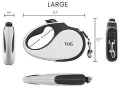 TUG ruban 16 ft gros plan montrant texture résistante et mouvement 360°