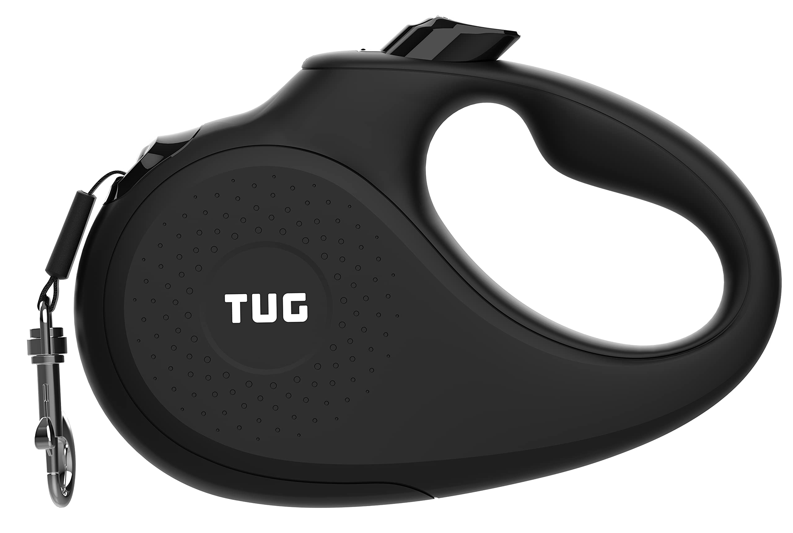 TUG laisse Monochrome XL face avant montrant la coque robuste pour une promenade sûre