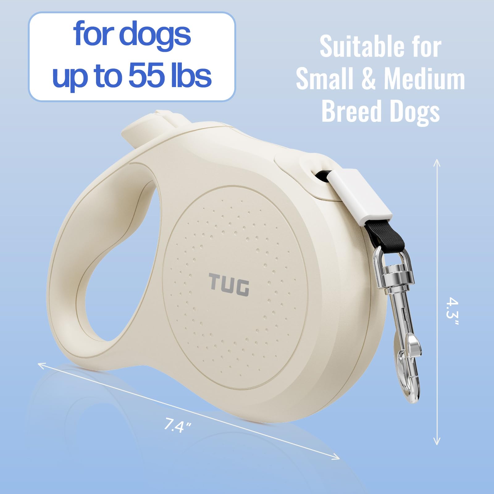 TUG Quest gros plan ruban nylon montrant résistance et confort