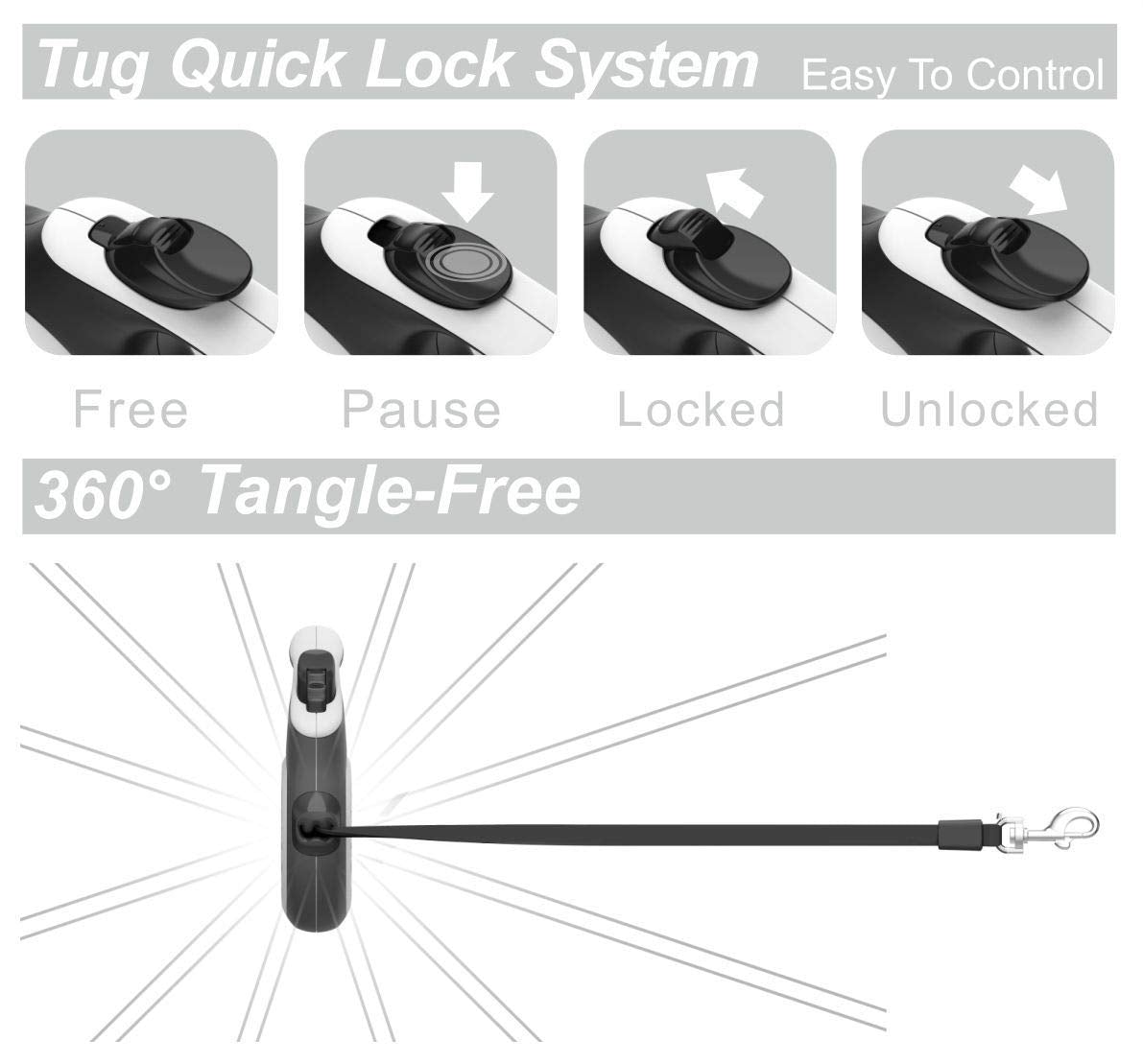 TUG Tiny en usage avec petit chien démontrant contrôle et maniabilité
