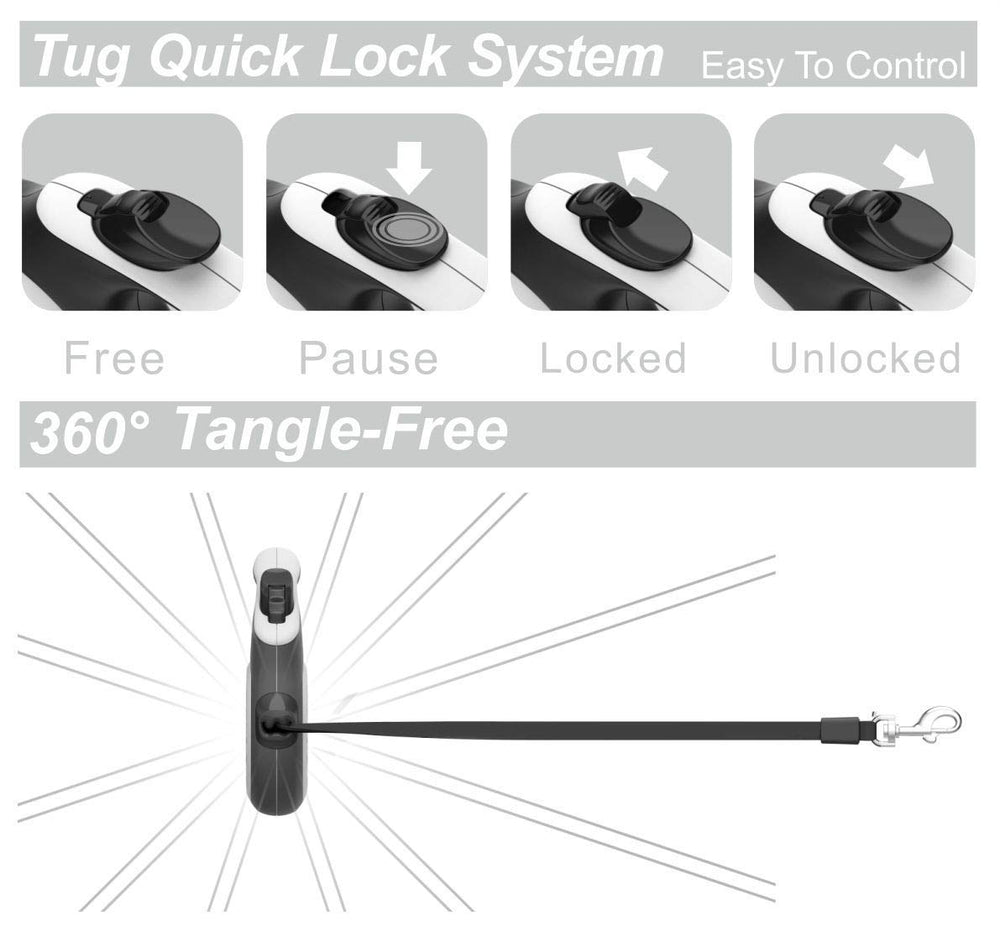 TUG Tiny en usage avec petit chien démontrant contrôle et maniabilité