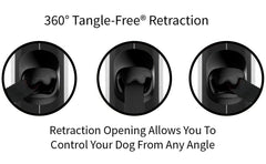 TUG Tiny mécanisme de rétraction ouvert illustrant enroulement fluide