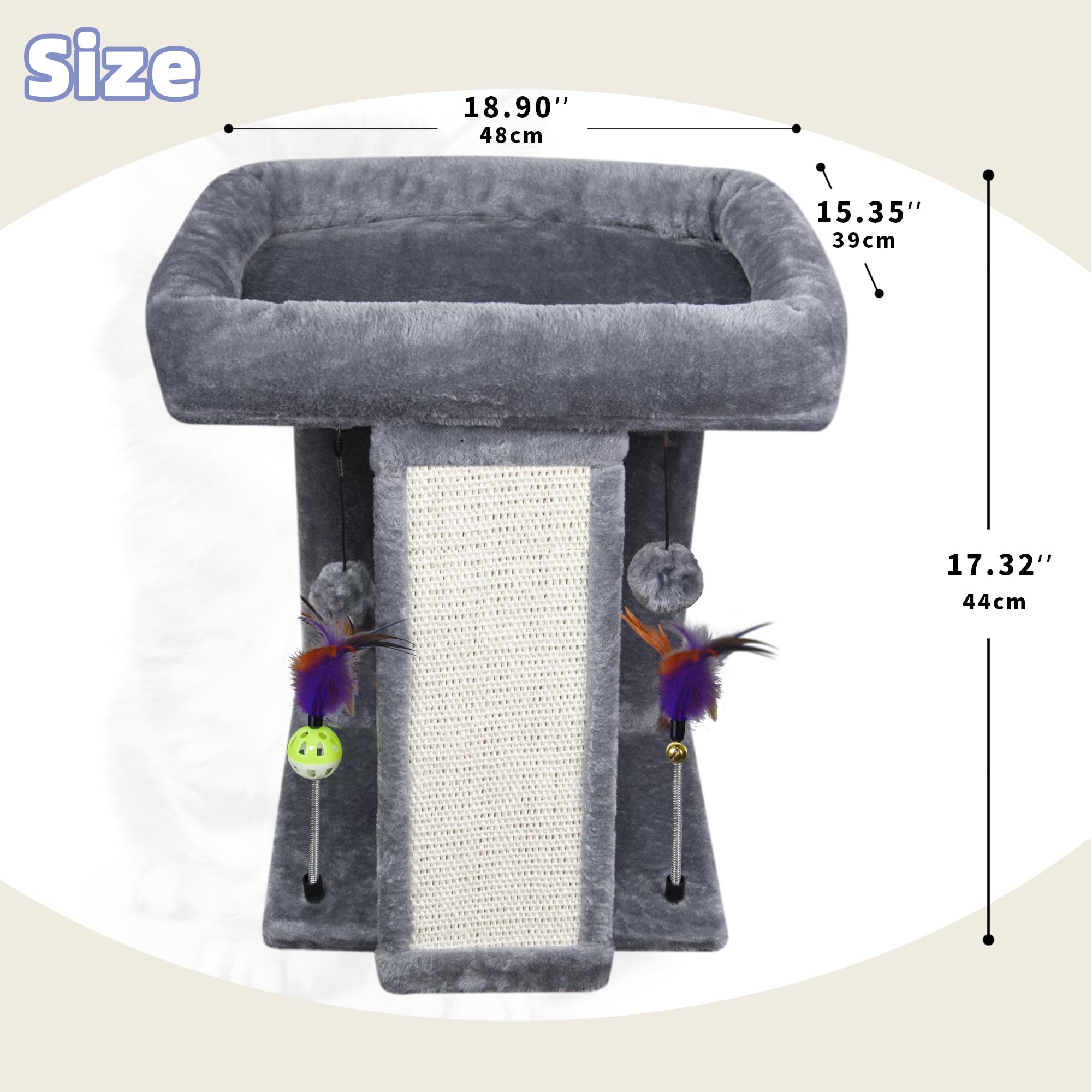 TWDEPART gros plan sisal durable pour protéger mobilier et satisfaire griffes