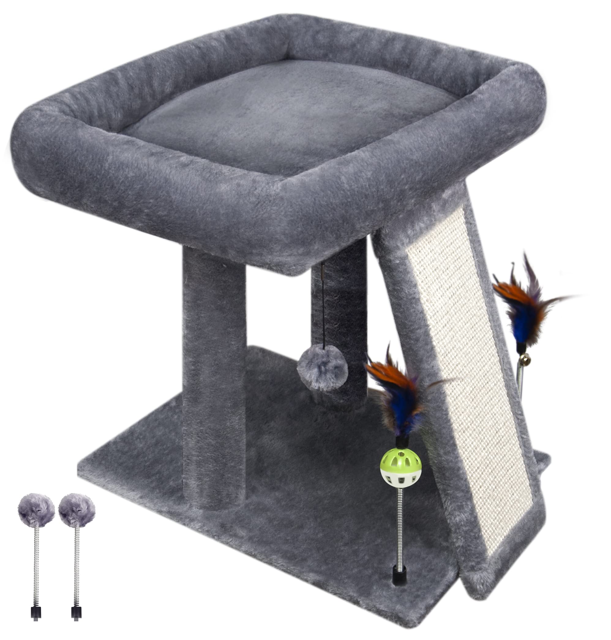 TWDEPART plateforme supérieure rembourrée offrant repos confortable pour chat