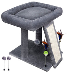 TWDEPART plateforme supérieure rembourrée offrant repos confortable pour chat
