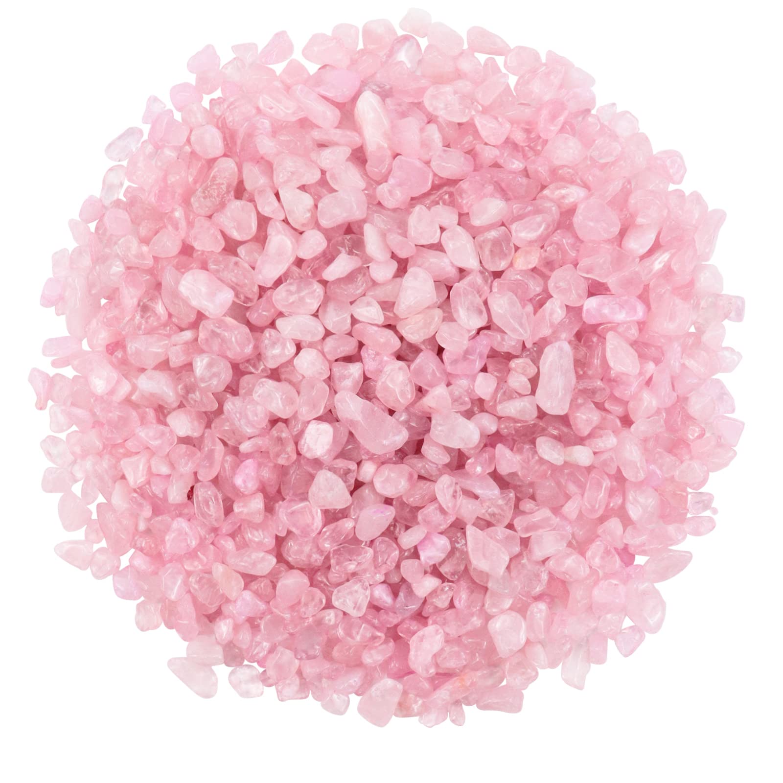 Twdrer emballage avant montrant 2 lb de chips rose pour une déco immédiate