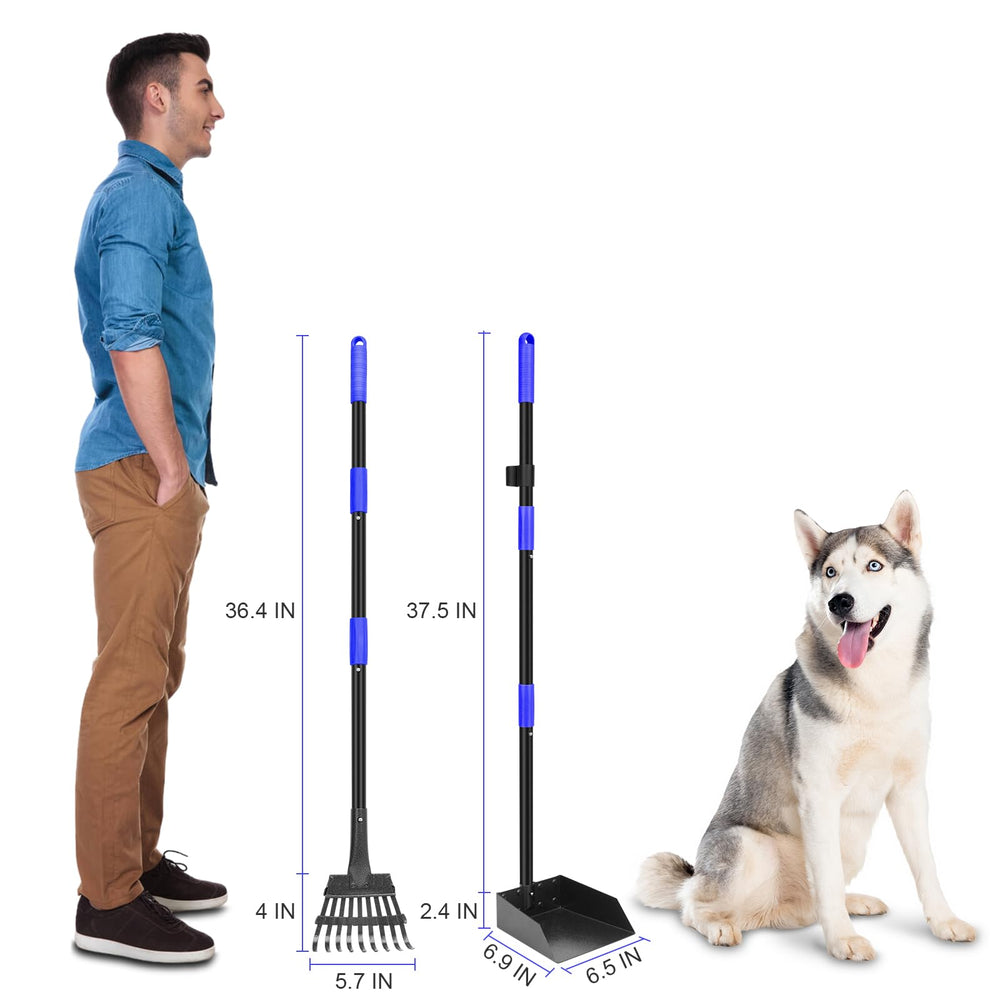 twocorn réglage du manche en acier inoxydable pour un confort debout