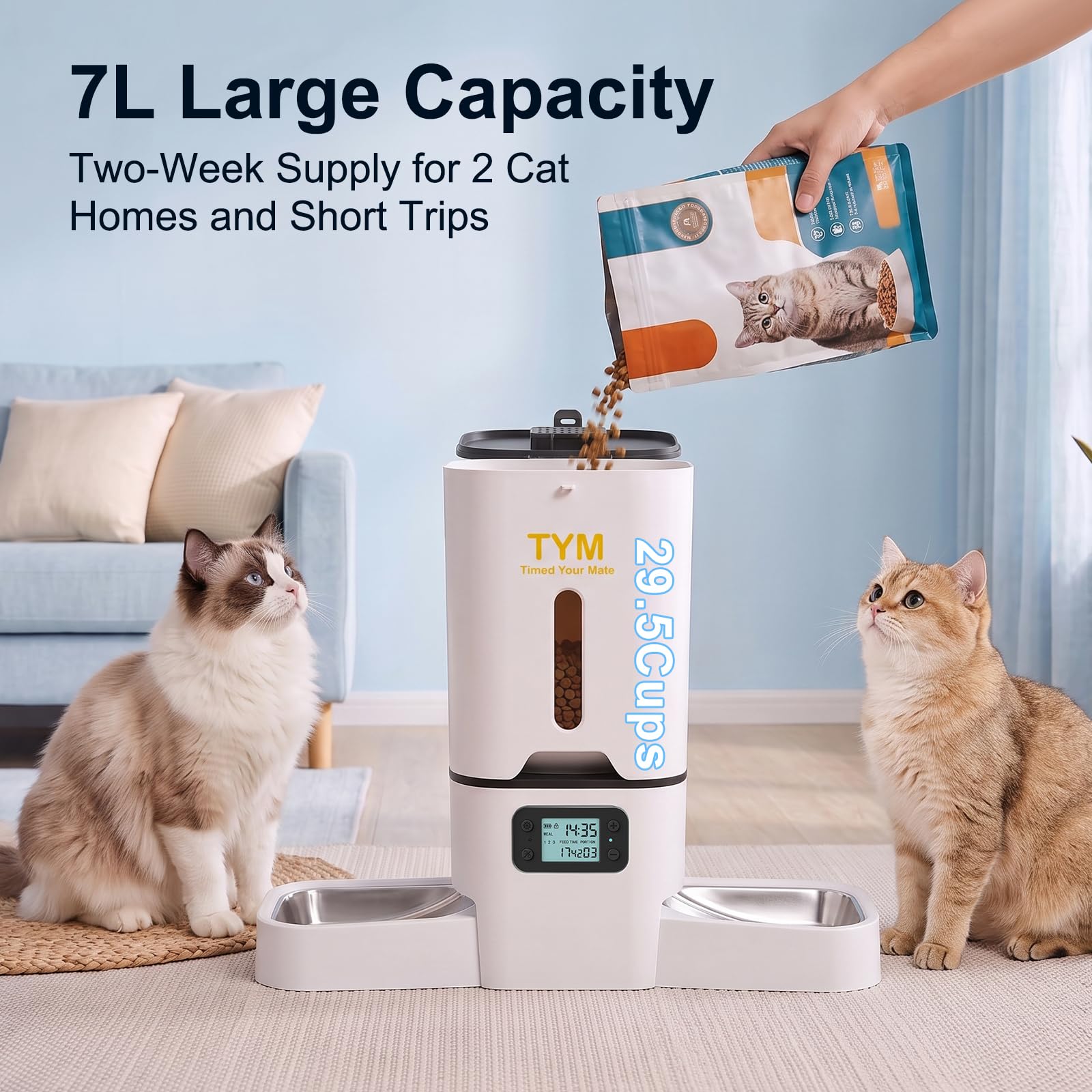 TYM couvercle verrouillable et compartiment dessiccant pour fraîcheur prolongée