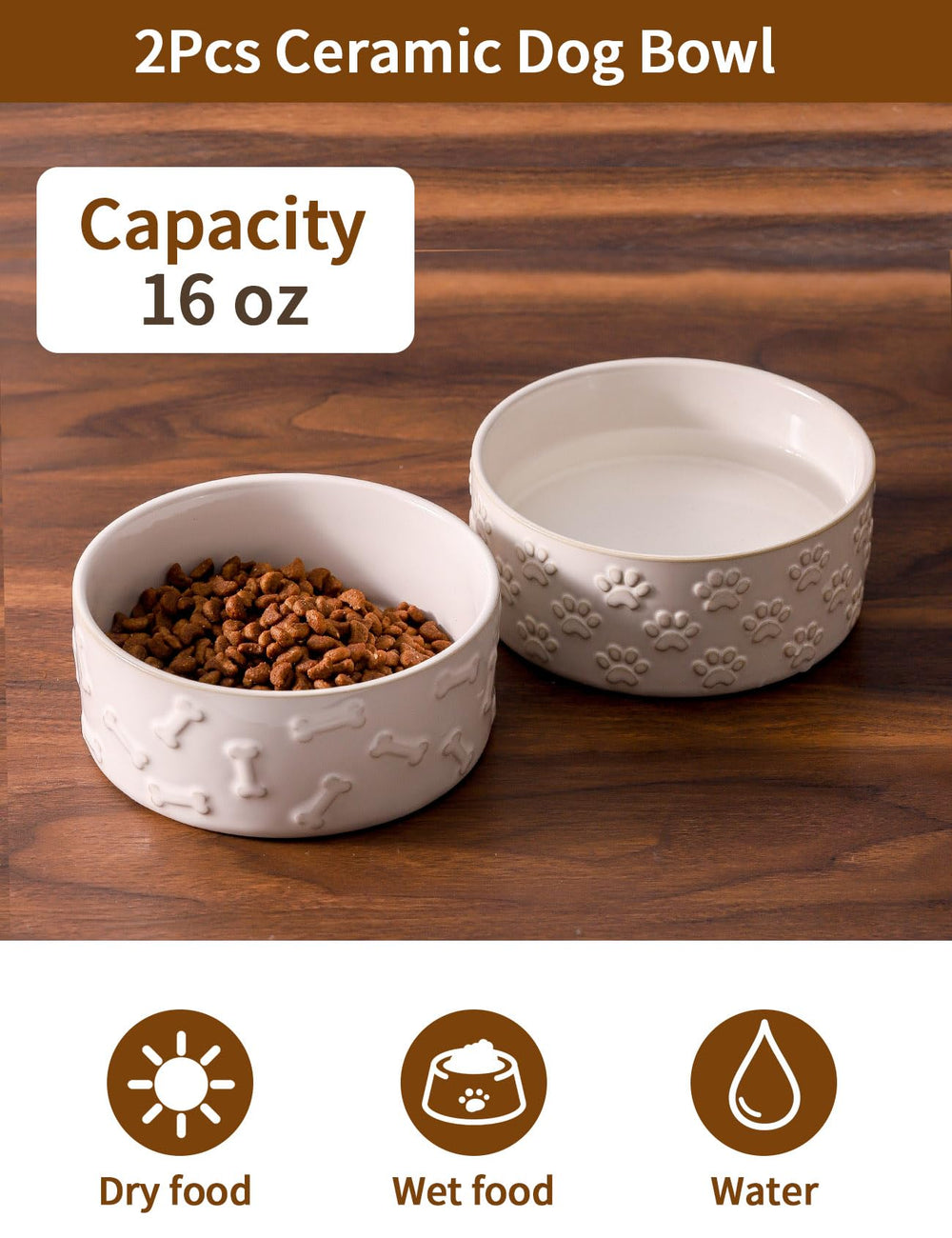 UBEE deux gamelles sur table, solution pratique pour repas doubles