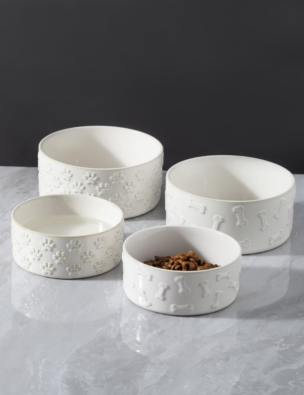 UBEE gamelle remplie d'eau et croquettes, polyvalence pour nourriture
