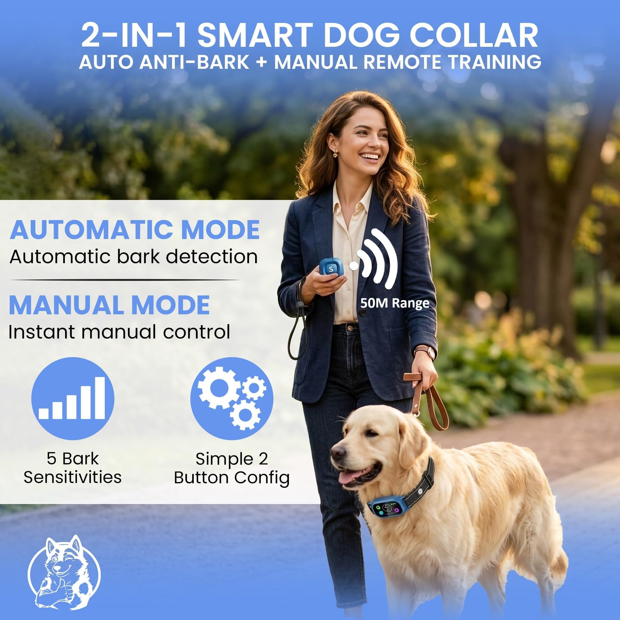 UBERDAWGZ collier sur chien pendant promenade, confort et contrôle