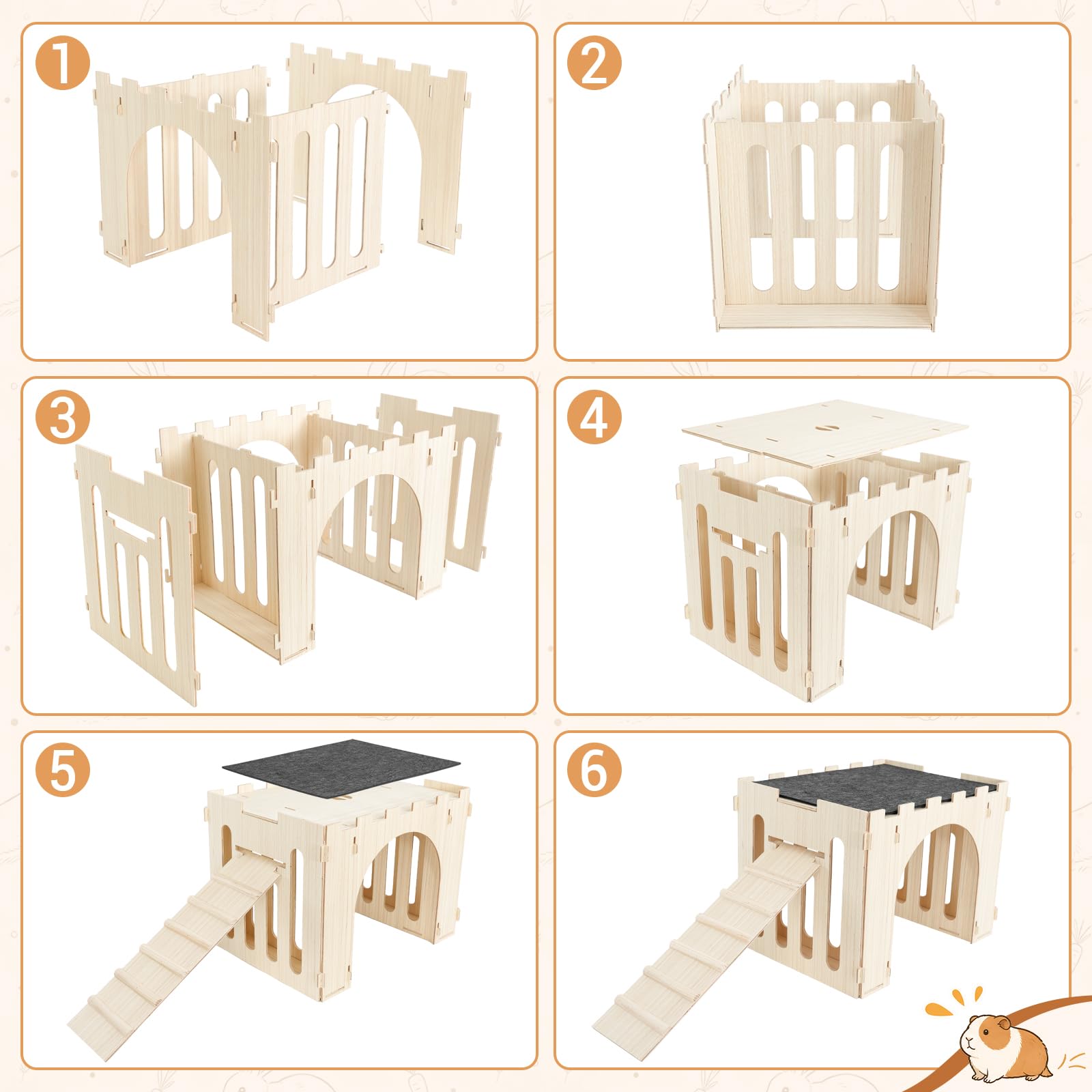 UFLJPKS comparaison d'échelle montrant proportions adaptées aux lapins
