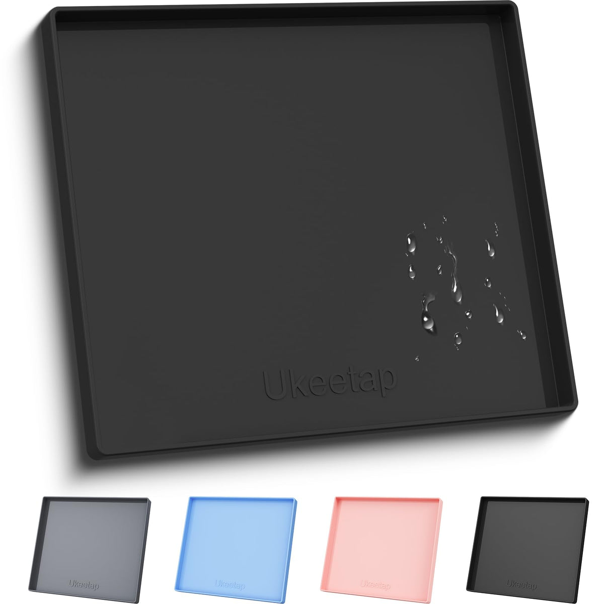 Ukeetap vue frontale du tapis montrant le design et la taille utile