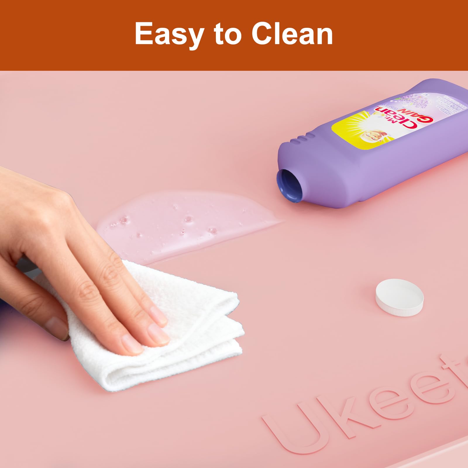 Ukeetap tapis posé sous évier protégeant meuble contre fuites