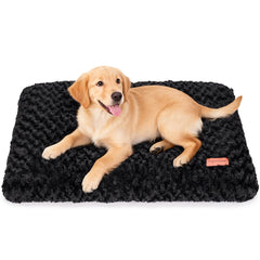 ULIGOTA tapis recto velours rosette confort douillet pour repos