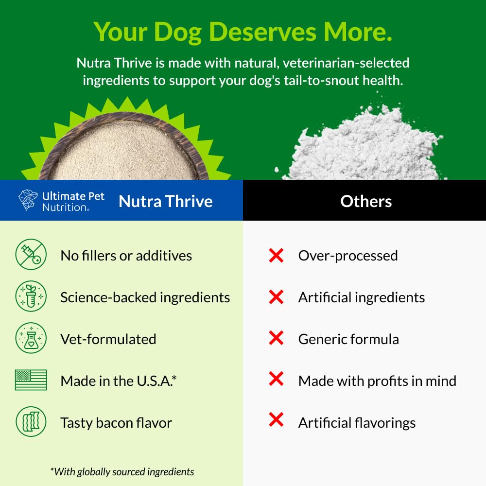 ULTIMATE PET NUTRITION poudre versée sur croquettes bénéfice acceptation accrue