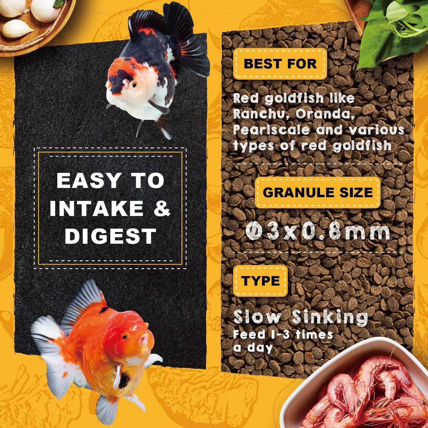 Ultra Fresh croquettes en train de couler lentes montrant facilité d'alimentation