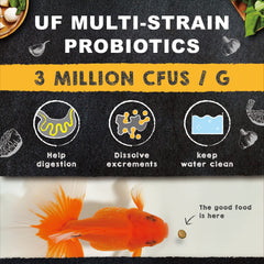 Ultra Fresh granulés en surface d'aquarium, alimentation contrôlée et eau claire