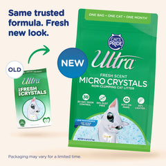 ULTRA gros plan sur cristaux absorbants montrant efficacité