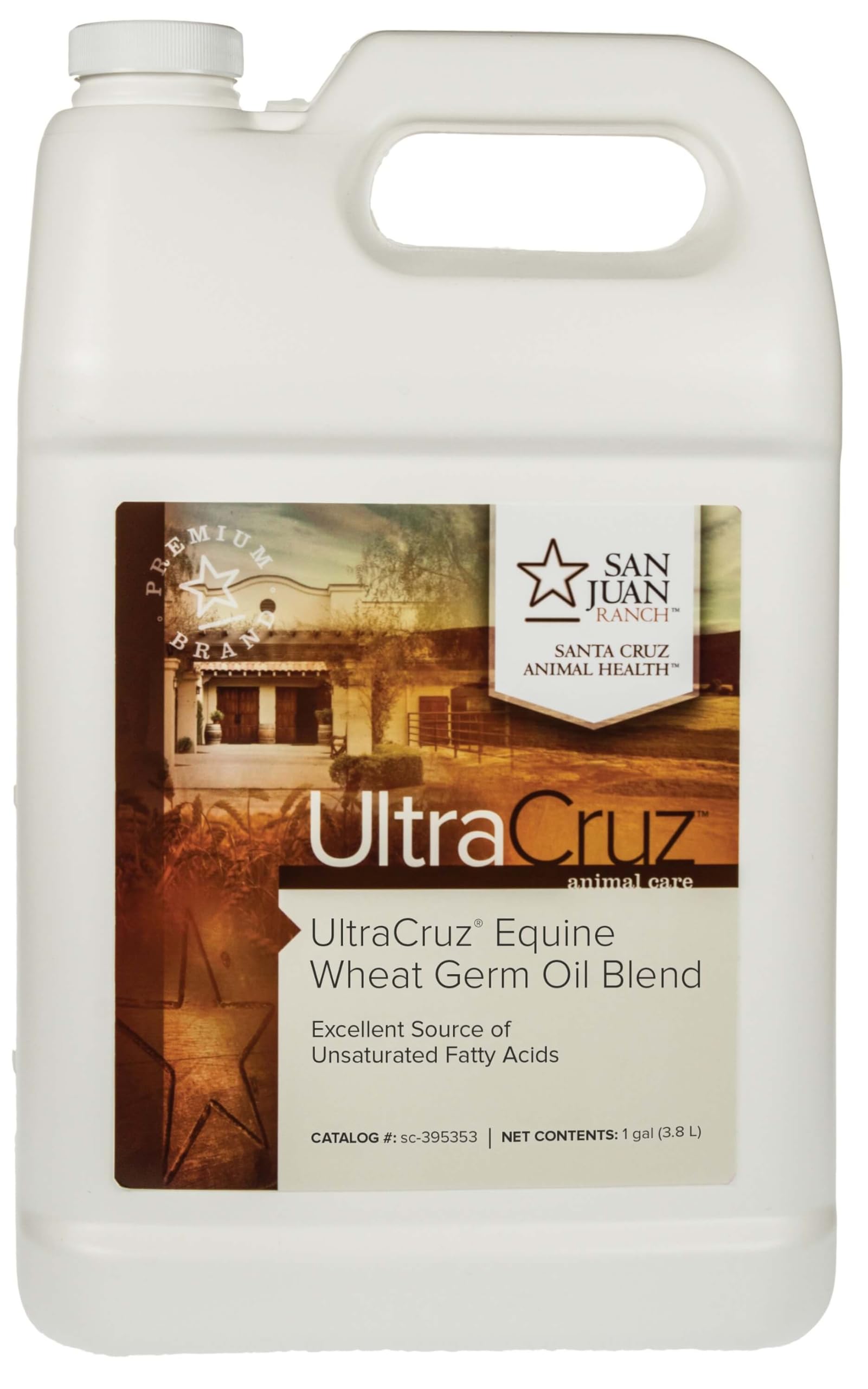 UltraCruz bidon avant montrant l’étiquette et l’avantage nutritif