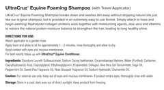 UltraCruz application sur cheval en écurie pour un pelage propre et brillant