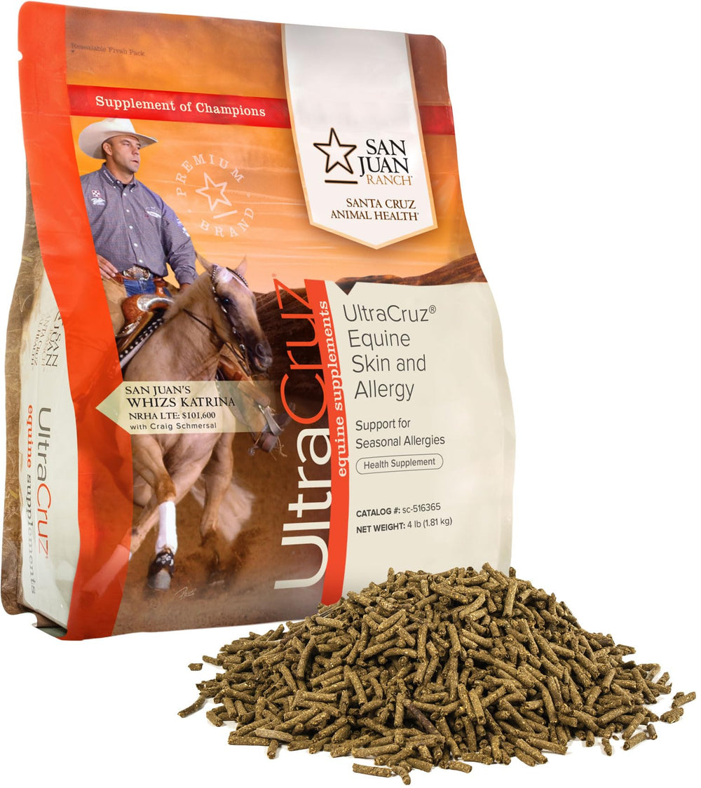 UltraCruz emballage frontal montrant le sceau 4 lb et bénéfice praticité