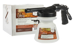 UltraCruz Foaming Tool vue de face montrant fixation tuyau et gain de temps