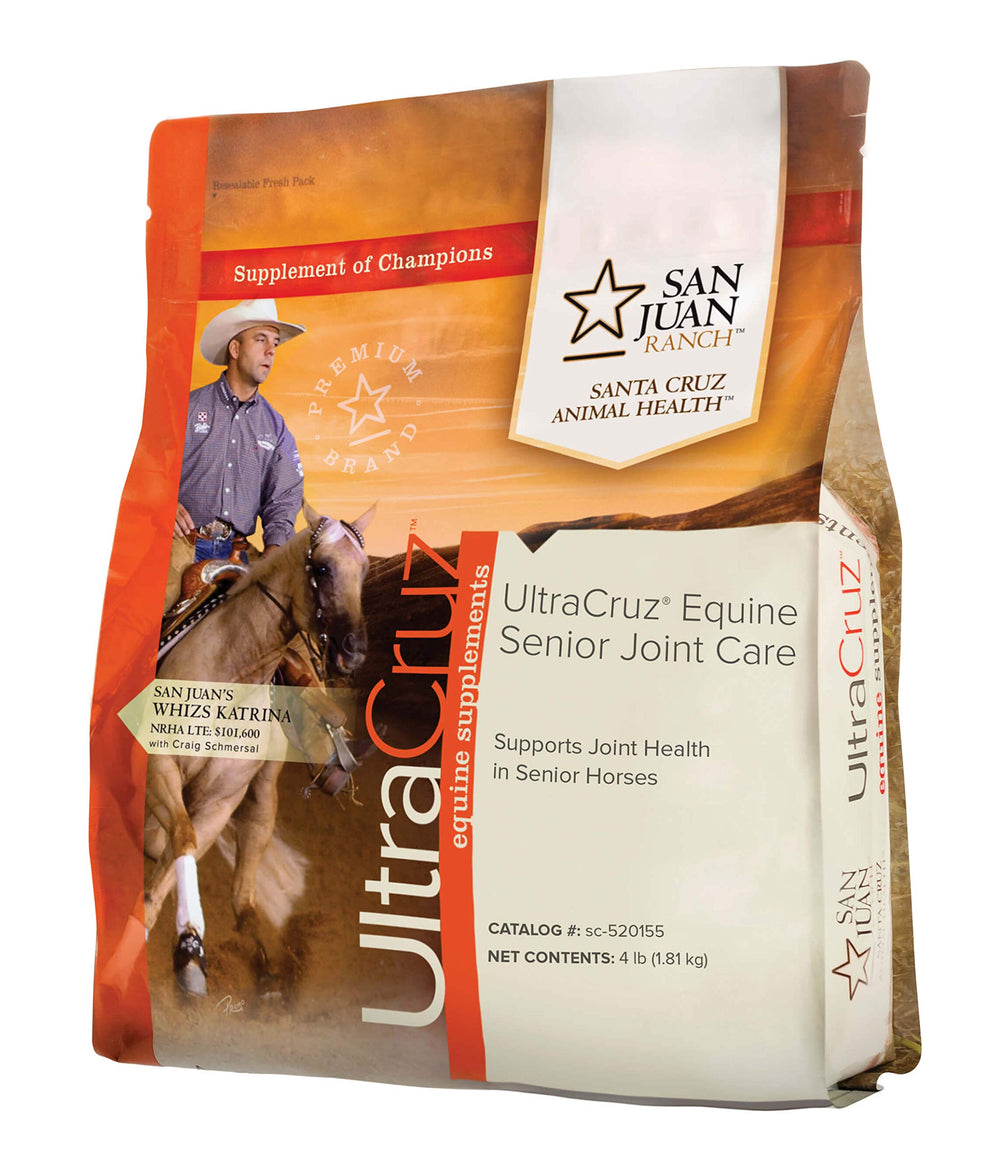 UltraCruz gros plan sur granulés illustrant texture et mélange uniforme