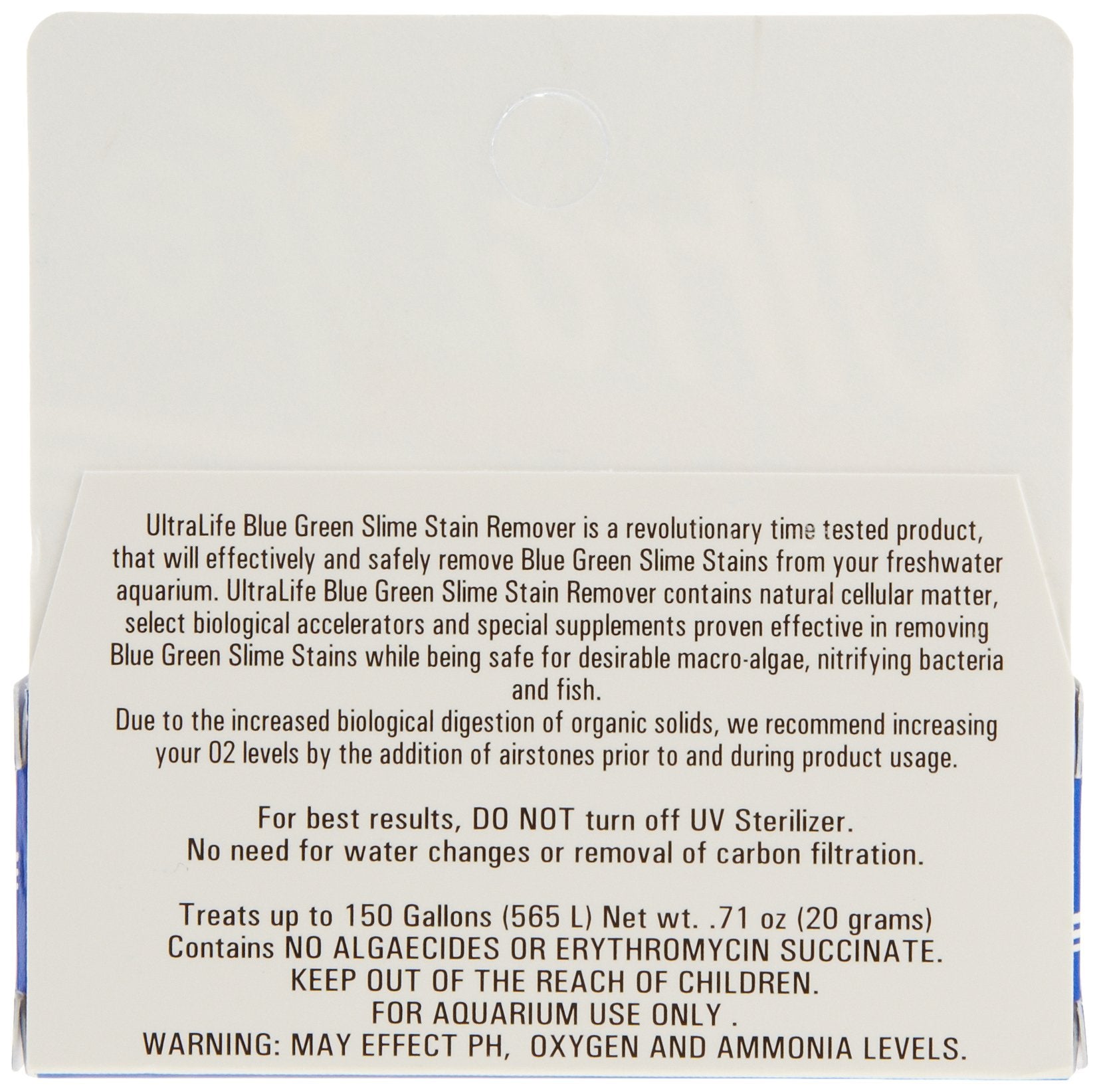 Ultralife gros plan étiquette détail produit pour instructions claires