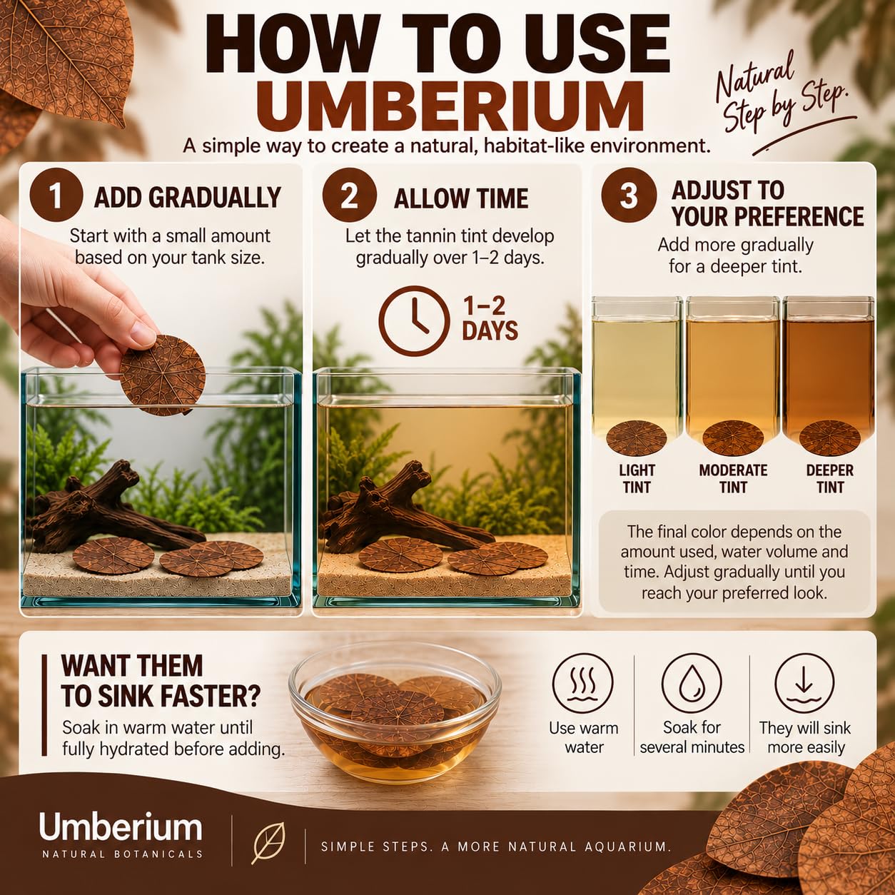 Umberium détail étiquette produit montrant composition sans additifs