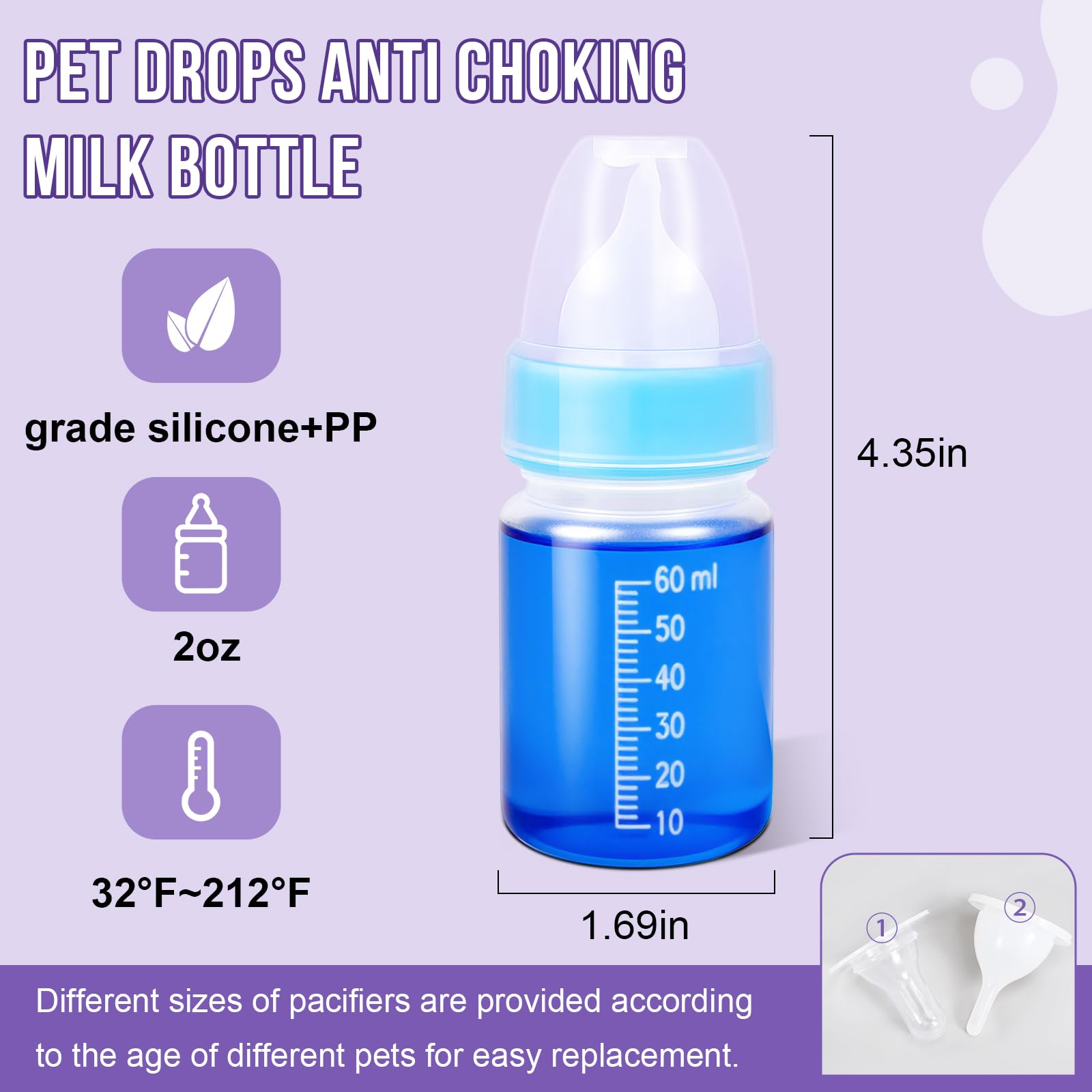 UMETASS biberon utilisé avec un chaton en soins pour alimentation fiable