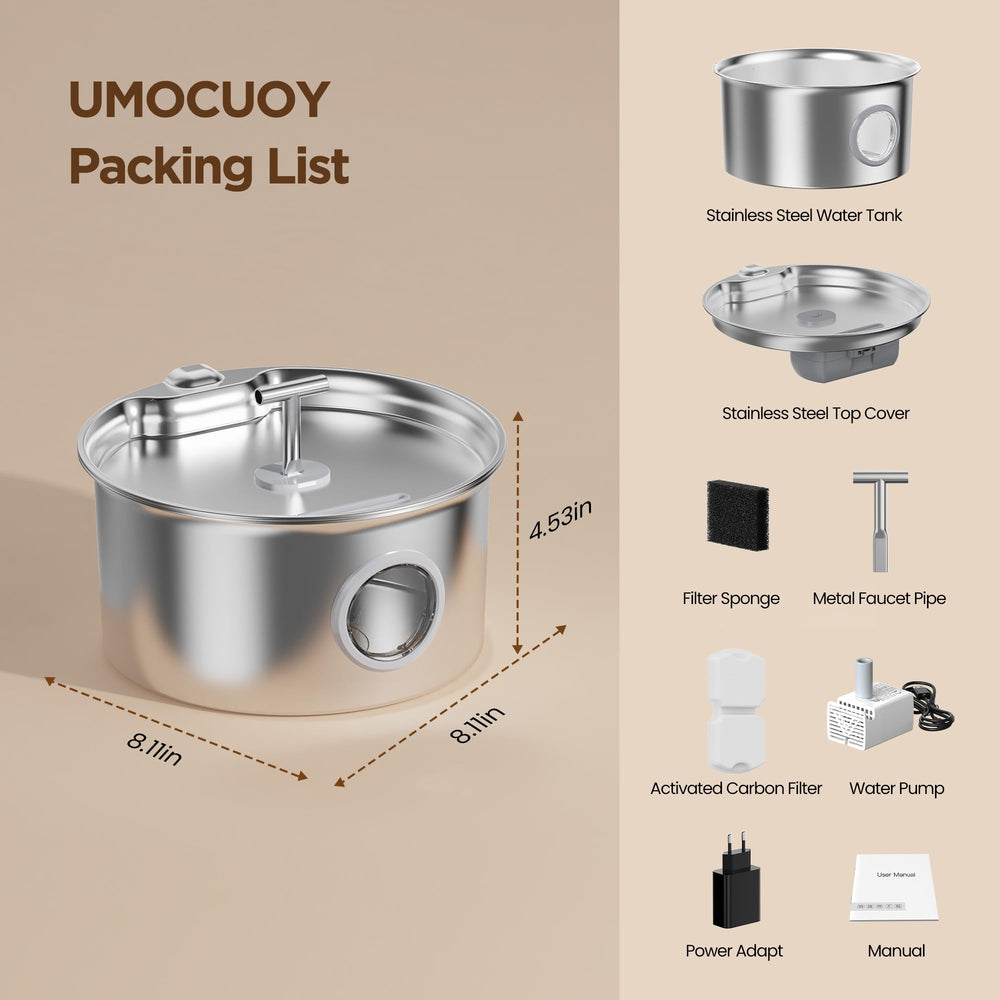 UMOCUOY démontage des pièces pour nettoyage et remplacement filtres