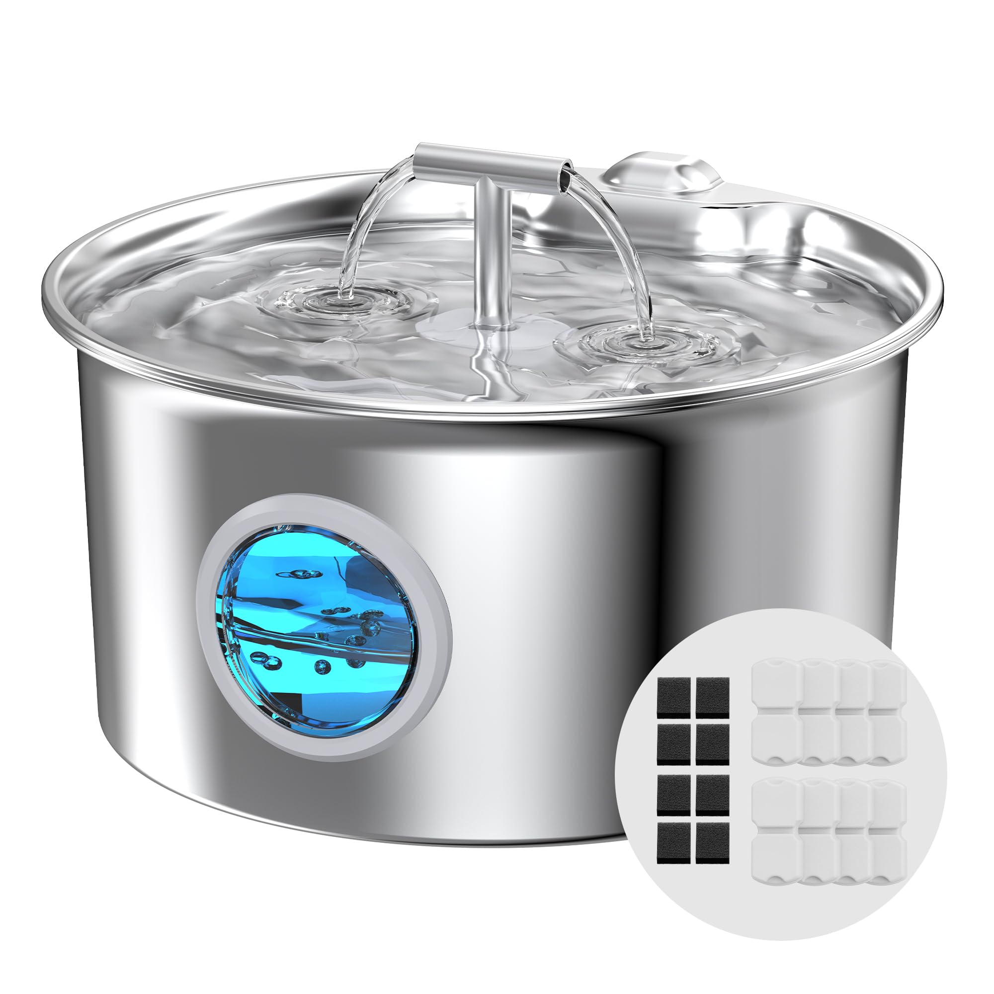 UMOCUOY fontaine face avant acier inoxydable sécurité et durabilité
