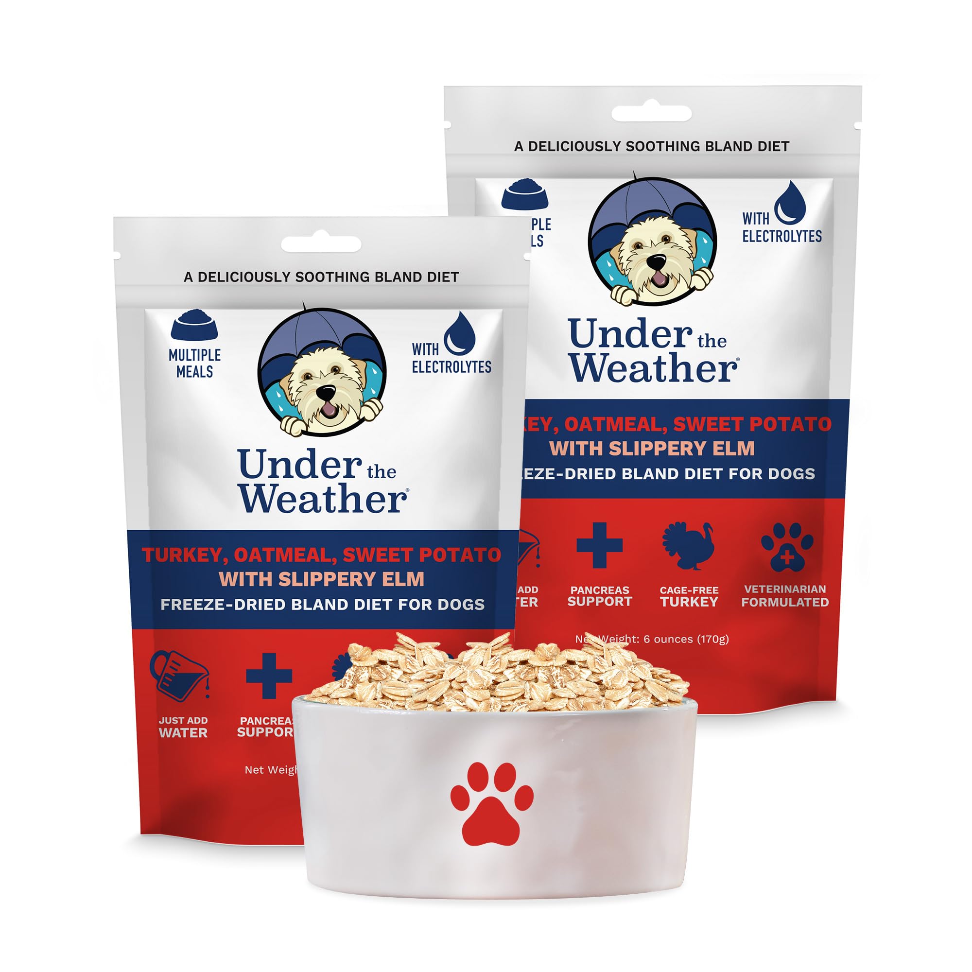 Under the Weather emballage avant montrant la recette et le format pratique