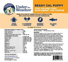 Under the Weather gel Ready Cal texture proche montrant consistance appétente