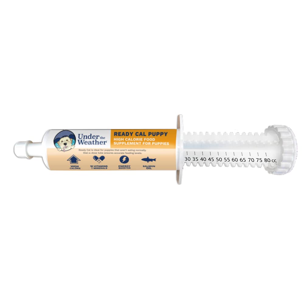 Under the Weather emballage Ready Cal montrant le tube et avantages nutritionnels