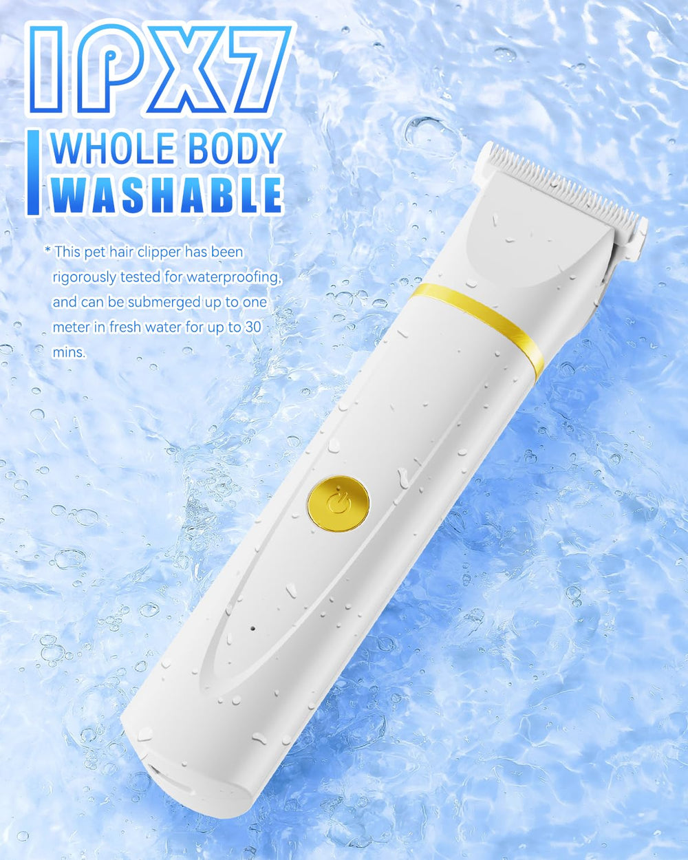 unibono étanche ipx7 nettoyage sous l’eau pour entretien facile
