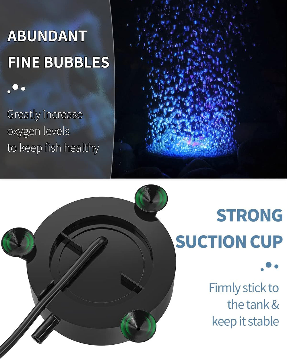 Uniclife kit comprenant tuyau adaptateur et disque air stone prêt