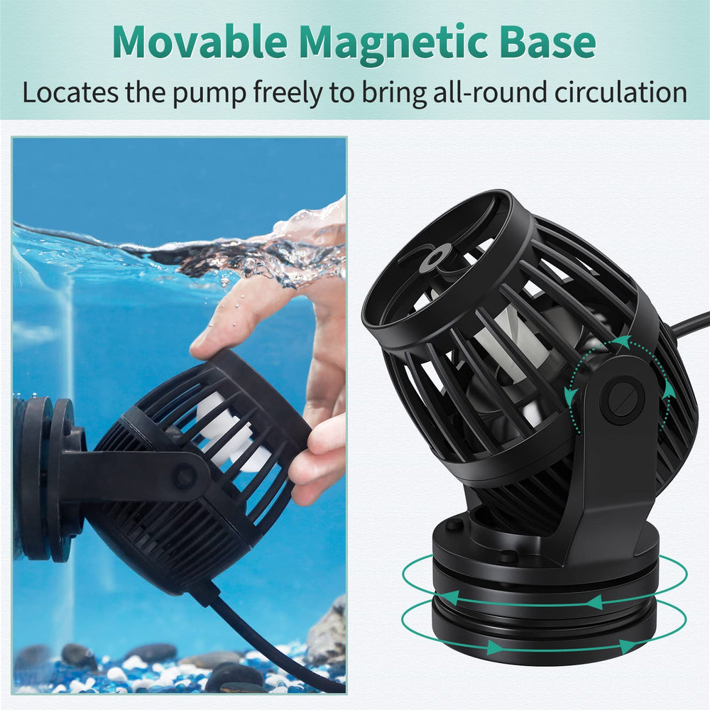Uniclife Wave Maker panneau de commande illustrant boutons modes et pause alimentation