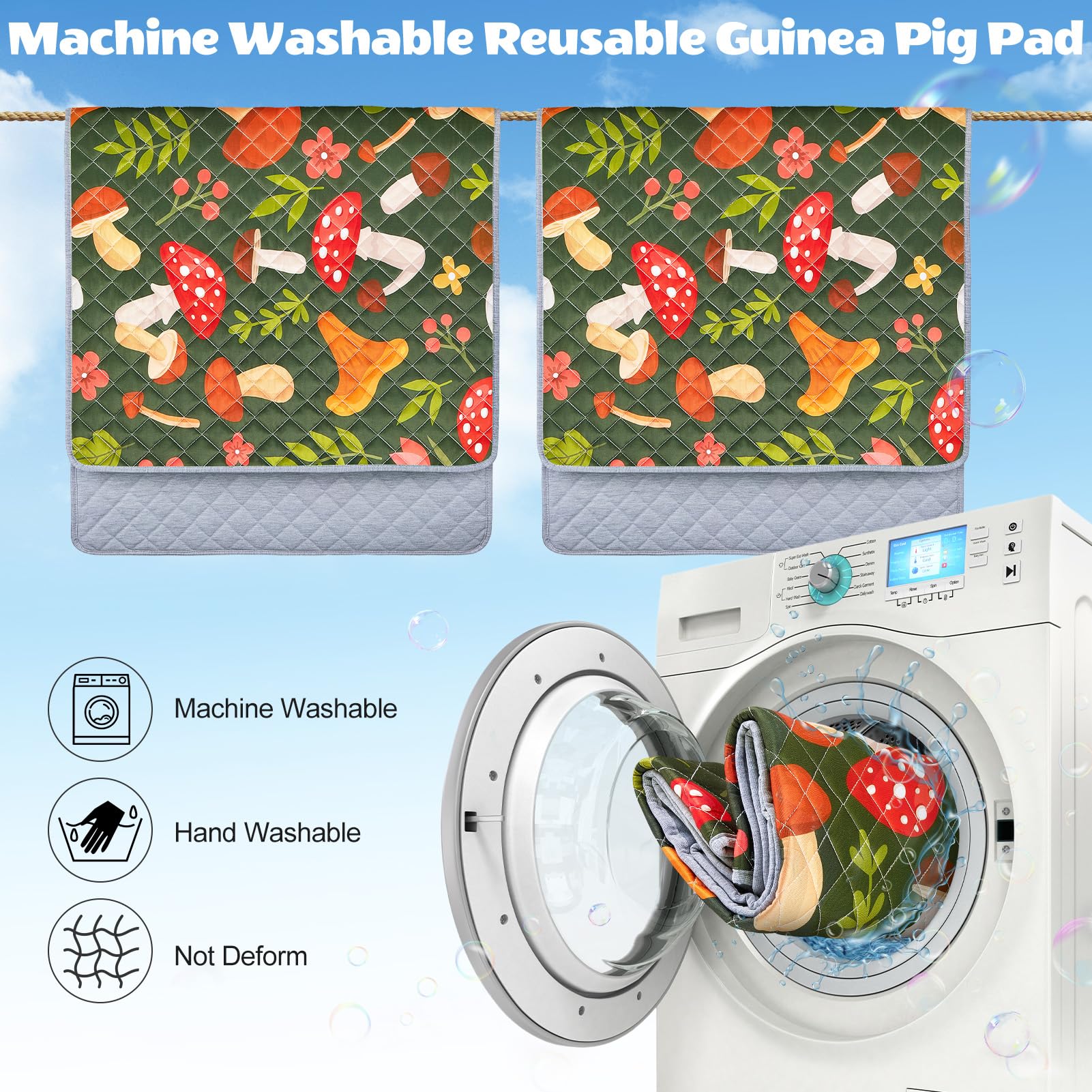 Unicorn Catcher tapis plié pour rangement pratique et gain de place