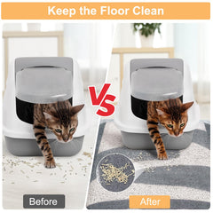 Unicorn Catcher tapis en usage chat réduit propagation de litière