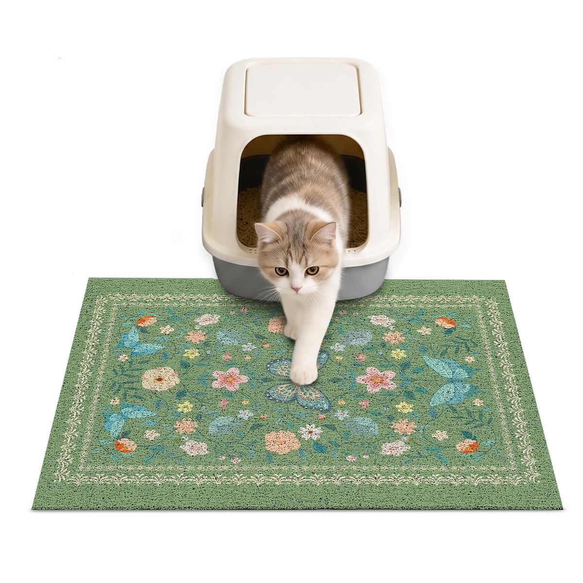Unicorn Catcher tapis face avant montrant protection du sol