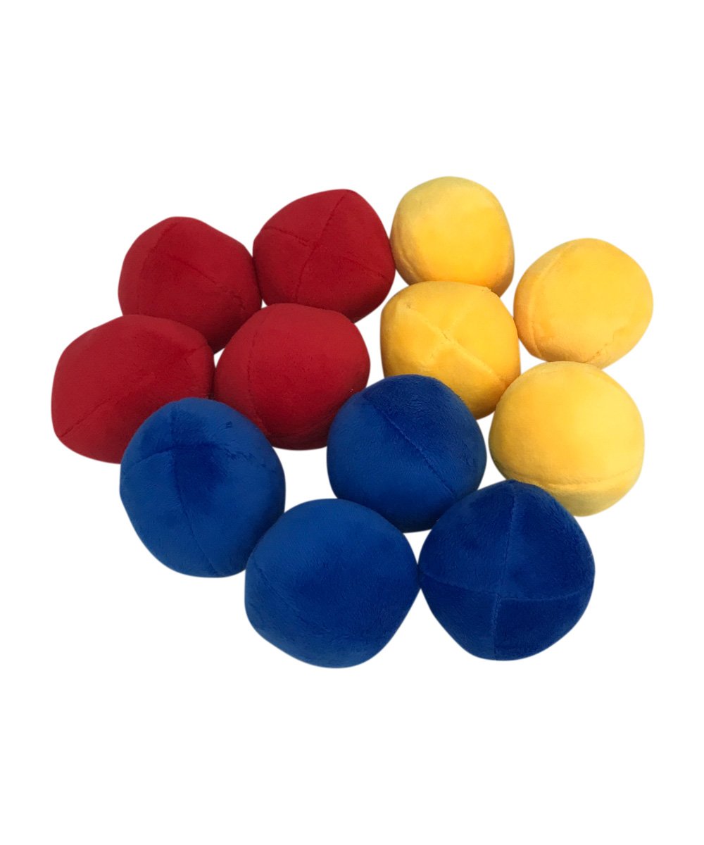 Unique Pet Products paquet de 12 balles colorées, divertissement durable