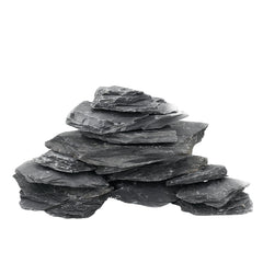 Unocho ardoise lot 10lb face avant montrant pierres pour décor naturel