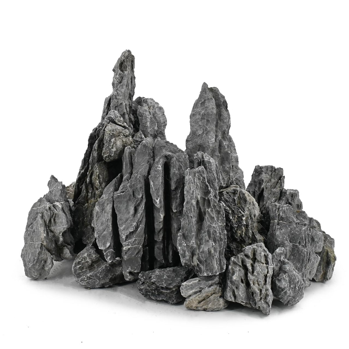 Unocho Seiryu Rock face avant du lot montrant formes naturelles et contraste utile