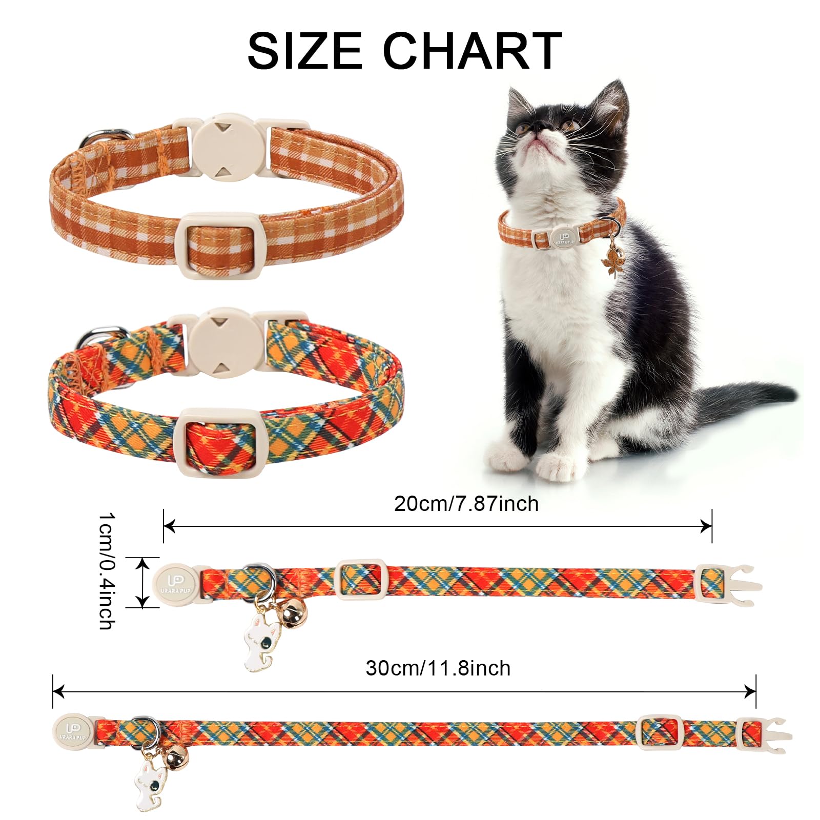 UP URARA PUP chat portant le collier en extérieur illustrant sécurité et style